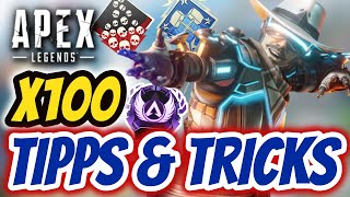 100 TIPPS & TRICKS, um DEUTLICH BESSER zu WERDEN! / Apex Legends (deutsch)