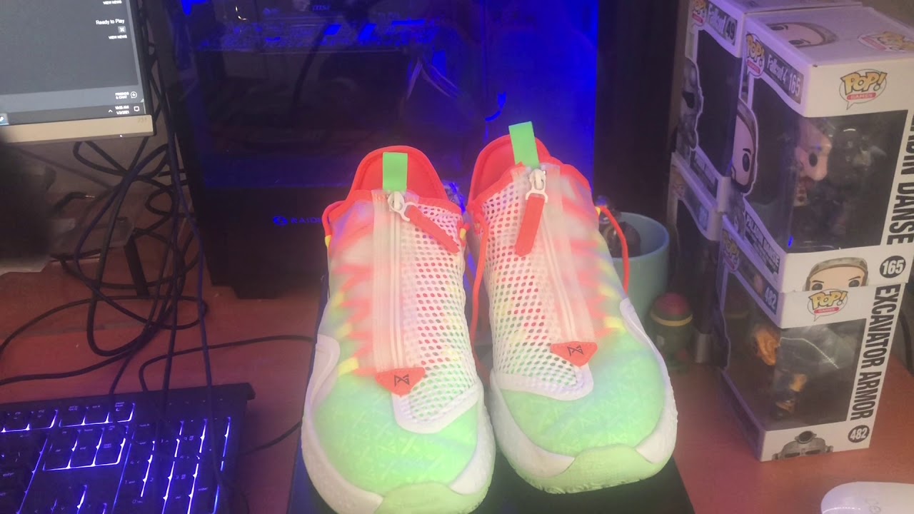 Shoe Review Reviewing the Paul 4 x Gatorade “white” YouTube