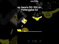 50-100% on Poltergeist after 15 minutes of practicing... #wgitachi #geometrydash #gd #shorts