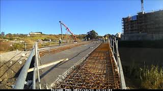 Puente de Larrakoetxe (Leioa) Fase de Hormigonado de Losa