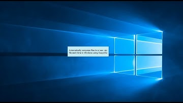 Windows: Automatically copy/compress files into a new .zip file each time using Copywhiz