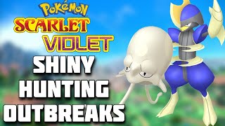 LIVE! SHINY HUNTING MASS OUTBREAKS IN POKEMON SCARLET AND VIOLET!