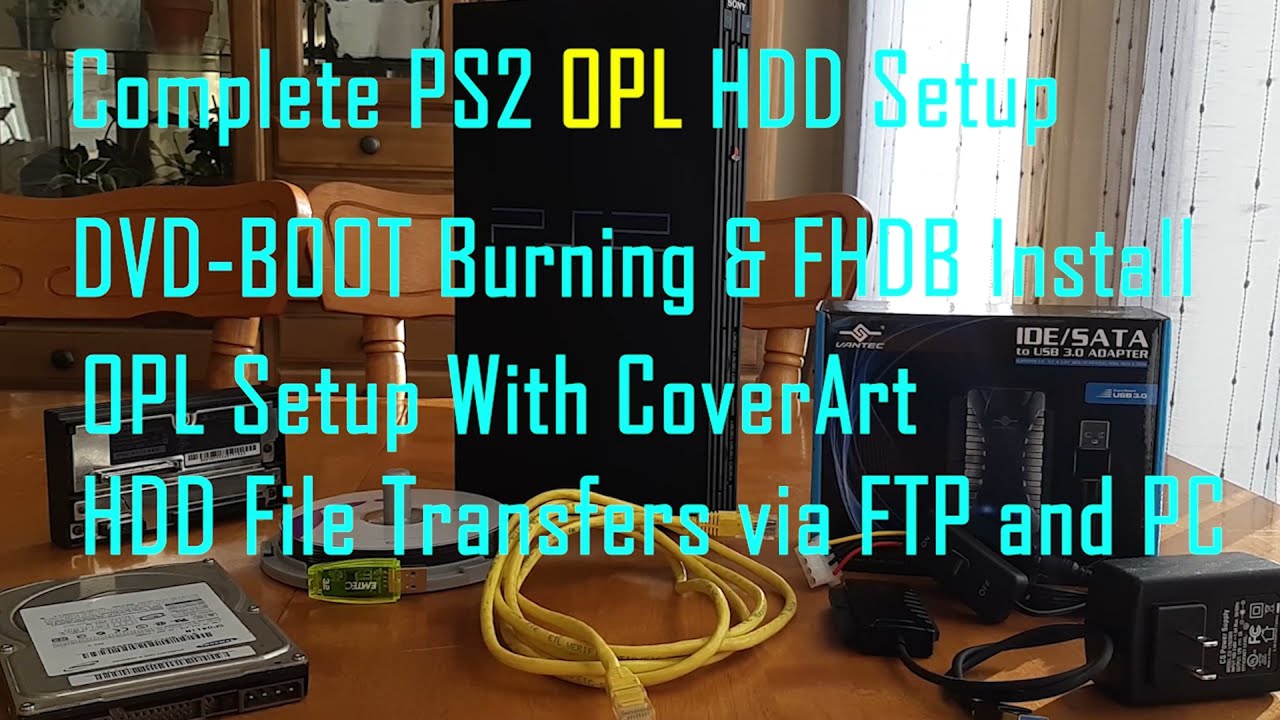 Complete PS2 HDD & OPL Setup Guide PLAY PS2 & PS1 GAMES/Backups
