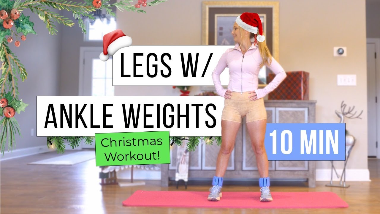10 MIN LEGS W/ ANKLE WEIGHTS | Mat Workout, Apartment Friendly, Lower ...