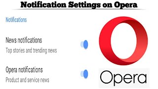 How to Turn Off Notifications on Opera Browser | Disable Opera Browser Notifications | Techno Logic screenshot 1