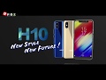 HOMTOM H10 Notch Screen 4GB 64GB Mobile Phone Android 8.1 Face ID 4G 5.85 Octa Core 3500mAh 16MP Side Fingerprint Smart