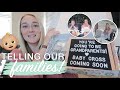TELLING OUR FAMILY WE'RE PREGNANT! (first baby announcement + telling our parents) || KYLIE + JACOB
