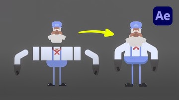Advanced Rigging and Animating Fun Character in After Effects Process Pt. 1