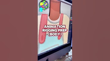 Studying Animation Rigging: Drawing a Character’s Body in Moho | Art Diary #shorts