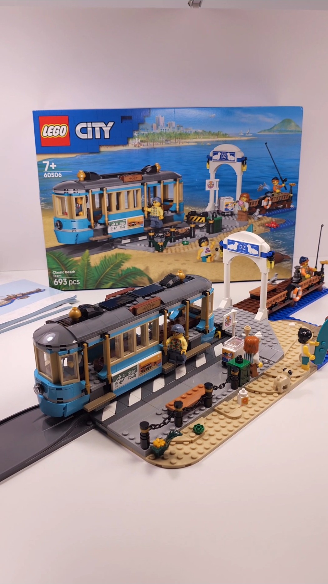 LEGO City Classic Beach Tram (60506)[693 pcs] Finished #shorts‬