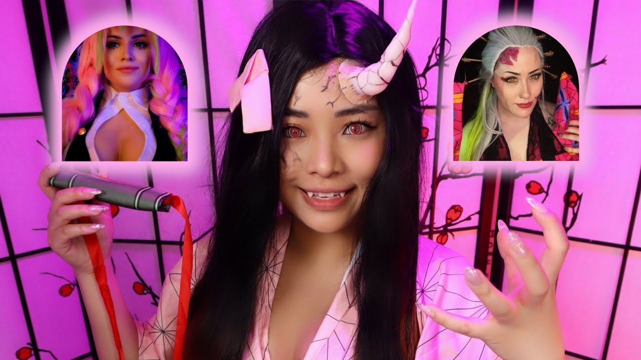 Незуко и Мицури спасают тебя от лап Даки | ASMR-коллаборация Ultimate Demon Slayer