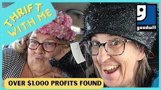 We Found Over $1000 of Profits at This Goodwill!  Thrift With Me  Las Vegas Thrifting