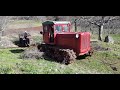 Traktor DT-75 Pulling old zetor