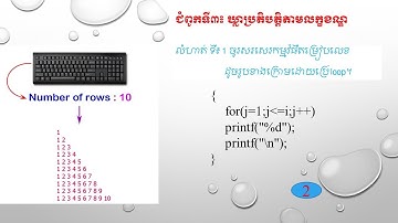 Chapter 3: Exercise 2 practice code programming/ការអនុវត្តសរសេរកូដប្រើប្រាស់ loop