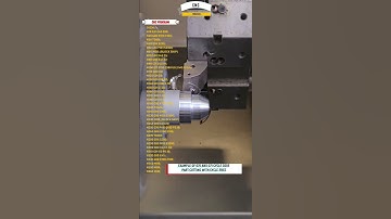 TURNING ON THE CNC LATHE MACHINE WITH G71 AND G70 CYCLE CODE, CNC PROGRAMMING, CNC TRAINING, CUTTING