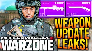 WARZONE: Huge NEW WEAPON UPDATES! New Weapons, Surprise Aftermarket Parts, &amp; More! (MW3 UPDATE)