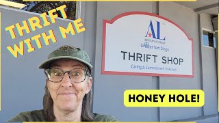 I Went Alone and Found Surprises | Thrift With Me in San Diego