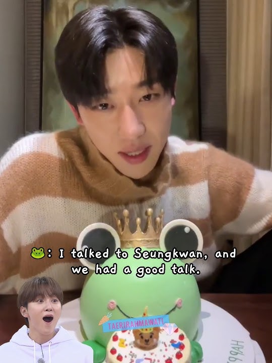 a sweet moment of minghao taling about seungkwan 🥺😭 #seventeen #the8 #seungkwan