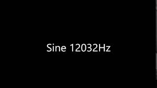 Sine 12032Hz Audio Only