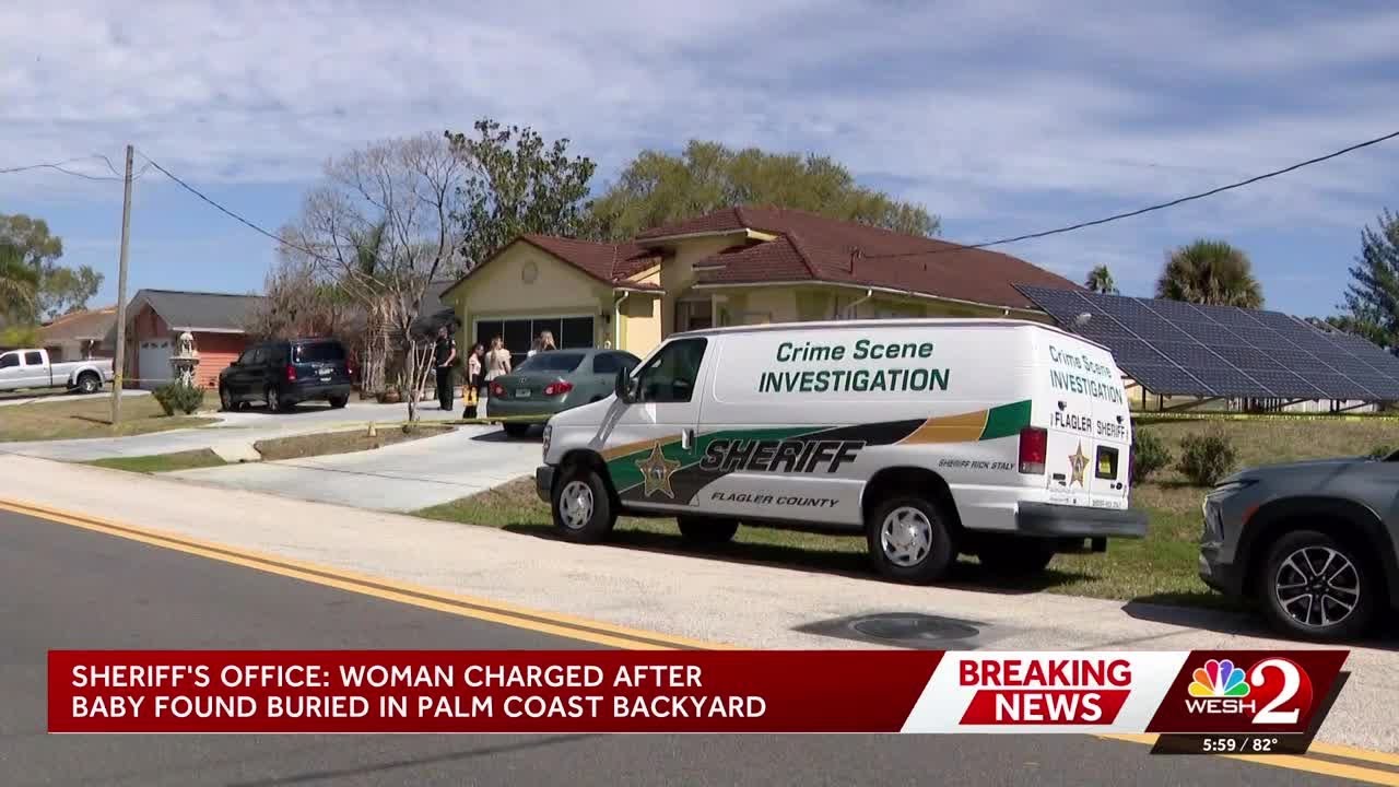 Woman, 20, accused of letting her newborn die, burying in backyard, Flagler deputies say