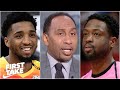 Stephen A. on Dwyane Wade giving court-side advice to Donovan Mitchell | First Take