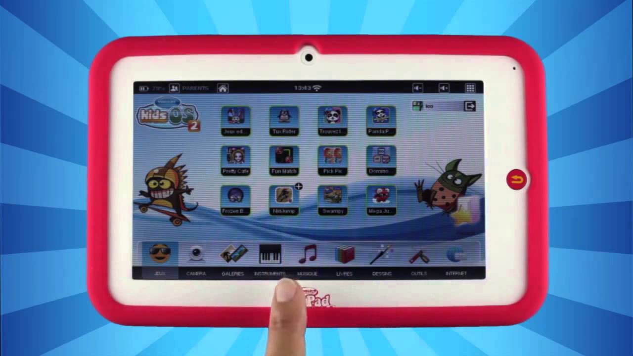 Tablette Tactile enfant Vidéojet Kidspad 2 - Tablette tactile - Achat &  prix