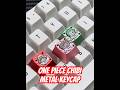 Your keyboard just joined the Straw Hat Pirates 🏴‍☠️ Metal Chibi keycaps + RGB backlight