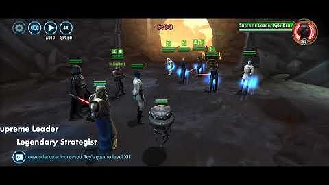 SLKR, HUX, KRU, FOS & Thrawn Counter w/ Vader Empire... #VaderRework #SWGOH #SLKRcounter