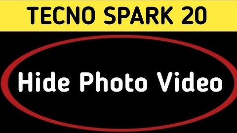 HOW TO HIDE PHOTO VIDEO, Tecno Spark 20 me Photo and video chhipaye, photo hide kaise kare
