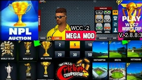 🔥WCC -2 MEGA MOD | V. 2.8.8.3 | UNLOCK & UNLIMITED COINS | MAH GAMING CHANNEL |