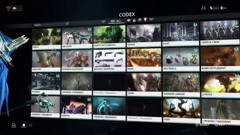 Warframe - Codex Fragment Secrets