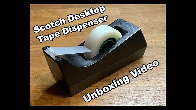 Scotch® Desktop Tape Dispenser C60-ST, Silvertech Two-Tone
