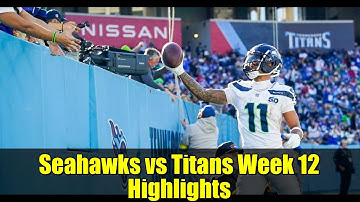 Seahawks vs Titans Week 12 Highlights | NFL 2023