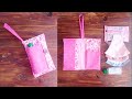 3 in 1 Pouch for Mask/Handsanitizer/Tissue | DIY Mask Storage | Hand Sanitizer Holder | Tissue Bag