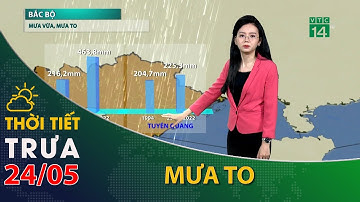 Thời tiết trưa, chiều 24/05/2022: Bắc Bộ có mưa to diện rộng| VTC14
