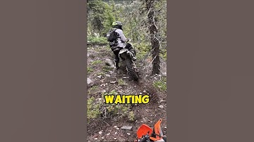 If only it was that easy! Check out the full video! #dirtbike #automobile #ktm #offroad #moto