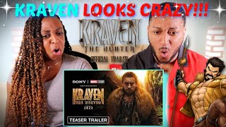 "KRAVEN THE HUNTER" Official Trailer REACTION!!!