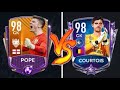 Pope TOTW vs Courtois Starpass Best GK Gameplay Comparison in Fifamobile20