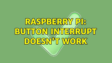 Raspberry Pi: Button Interrupt Doesn