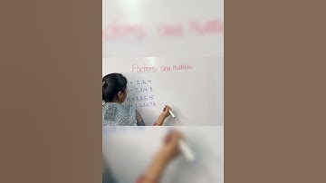 What is the difference between factors and multiples/what is factors /what is multiples