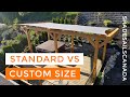 Standard vs Custom Sized Shade Sails