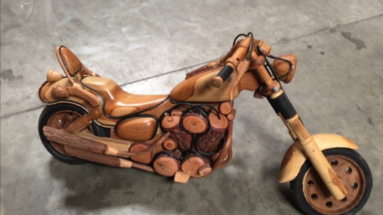 Wooden Motorcycle YouTube