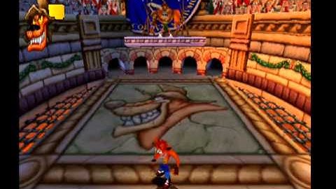 Crash Bandicoot 3 105% Walkthrough - Part 6 - Boss 1: Tiny Tiger