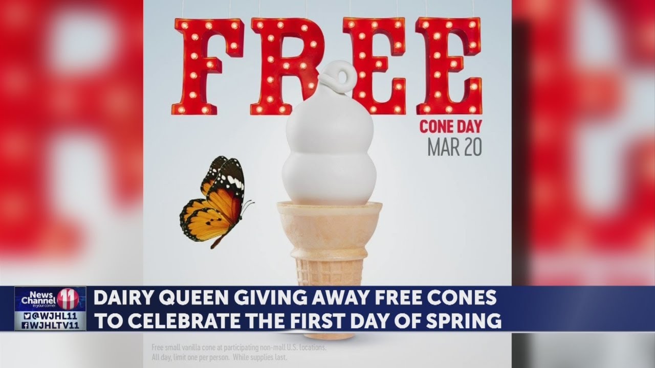 Free cone day at Dairy Queen celebrates first day of spring