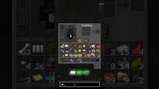 Nightfall to AK-47: Minecraft's Craziest Crafting Quest! #shorts