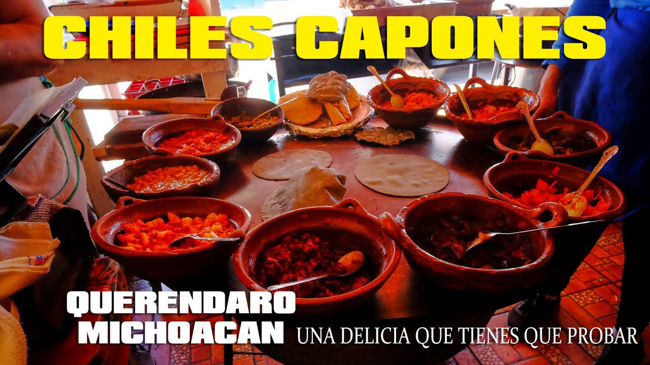 Los  Chiles Capones son de Queréndaro, Michoacán, una delicia que tienes que probar