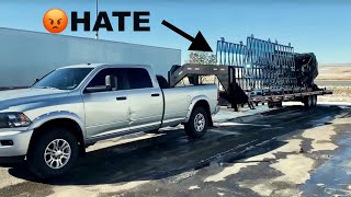 5 things to HATE about my NEW 40ft Gooseneck Trailer  Hotshot Trucking