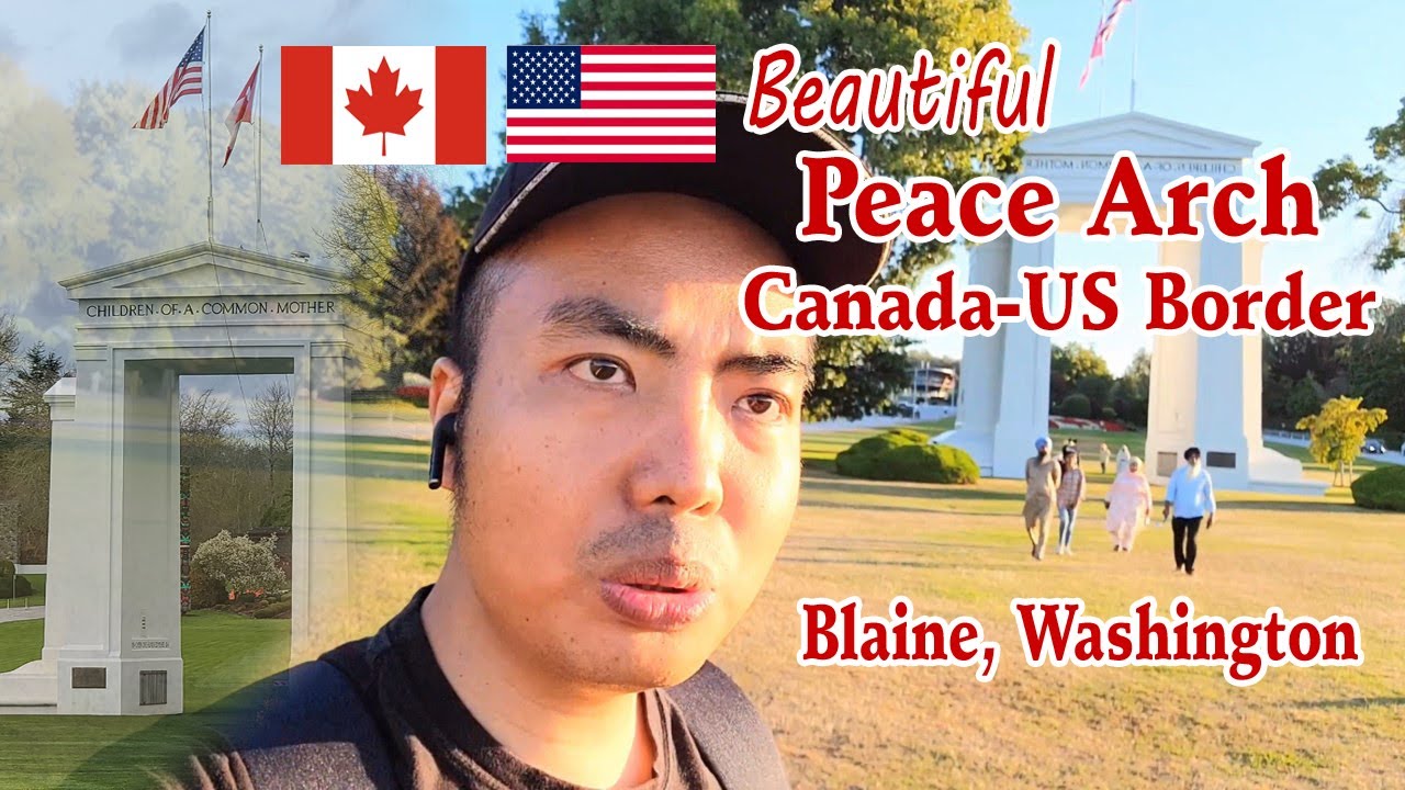 CANADAUNITED STATES BORDER PERBATASAN KANADAAMERIKA SERIKAT PEACE