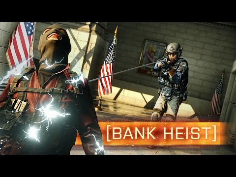 ► BANK JOB M16A3! | Battlefield: Hardline - Exclusive Multiplayer Gameplay