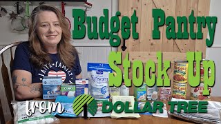 $25 Budget Pantry Stock Up from Dollar Tree